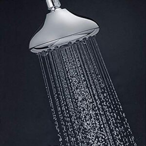 ALTON ASP7221 ABS, 6-Function Overhead Shower Without Arm, Chrome Finish, ABS plastic,5 Inch