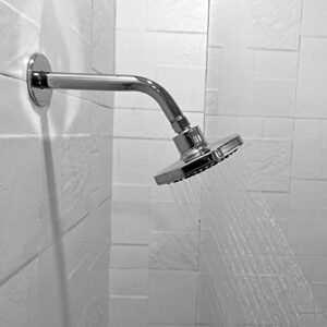 ALTON SHR22085 ABS, 5-INCH Overhead Shower With 9-INCH Arm and Flange, Chrome Finish