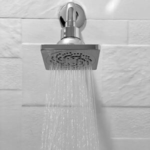 ALTON SHR22095 ABS, 4-INCH Overhead Shower With 9-INCH Arm and Flange, Chrome Finsh