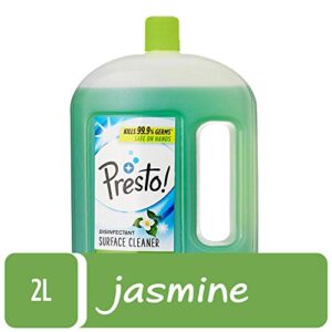 Amazon Brand - Presto! Presto! Disinfectant Surface/Floor Cleaner - 2 L (Jasmine)