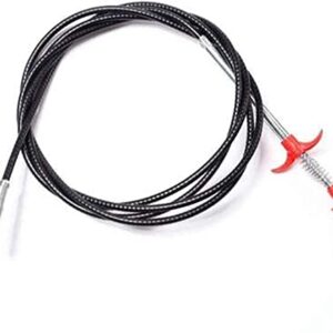 BELOXY Drain Pipe Cleaning Spring Stick, Hair Catching Drain Pipe Cleaning Claw Wire, Sink Cleaning Stick Sewer Sink Tub Dredge Remover, Spring Drain Pipe Basin Cleaner Tool (160 cm) (2)