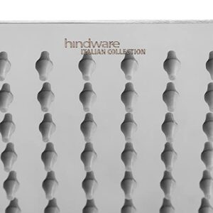 Hindware 100Mm Stainless Steel Ultra Thin Overhead Rain Shower With 225 Mm Arm - Square