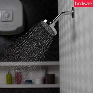 Hindware 5 Inch Grey Overhead Shower Head for Bathroom without Arm