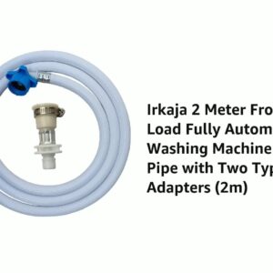 Irkaja 2 Meter Front or Top Load Fully Automatic Washing Machine Inlet Hose Pipe with Two Type Tap Adapters (2m) Irkaja 2 Meter Front or Top Load Fully Automatic Washing Machine Inlet Hose Pipe with Two Type Tap Adapters (2m)