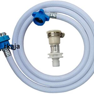 Washing Machine Inlet Hose Pipe with Two Type Tap Adapters