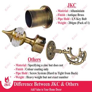 JKC Crystal Curtain Brackets Antique for Window Curtain Brackets/Door Curtain Brackets at Home/Hotel/Restaurant