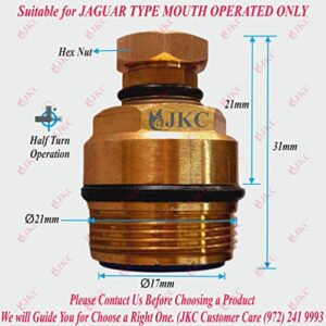 JKC Jaguar Mouth Operated Tap Spindle for Water tap Spares and Accessories Parts (Suitable for Jaquar Type Mouth Operated Only)