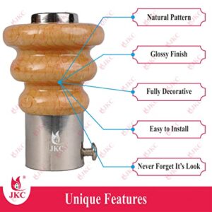 JKC Natural Curtain Brackets for Window Curtain Brackets/Door Curtain Brackets at Home/Hotel/Restaurant (Bracket - 4 Pcs, Bracket Only)