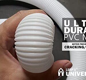 LSRP'S Universal Fit 3 Meter Semi & Fully Automatic Top Load Washing Machine Drain Pipe/Drainage Hose Pipe Extension For Waste Water Outlet Suitable For All Brands LG, Samsung, Ifb etc