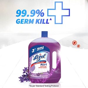 Lizol Disinfectant Surface & Floor Cleaner Liquid, Lavender - 2 Litre | Suitable for All Floor Cleaner Mops | Kills 99.9% Germs| India's #1 Floor Cleaner