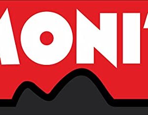 MONIT Slim Single (Center Push) Flush Tank PVC Flushing Cistern Tank, Flush Tank with Wall Mount (Grey - White)