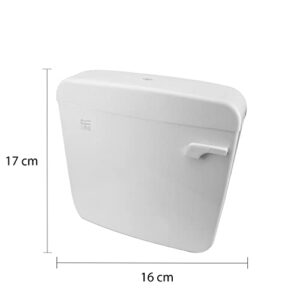 Parryware Nova Single flush Polymer cistern | E83251C | Flush Tank | 8L | Wall Mount | Polymer | For Bathroom Fixtures