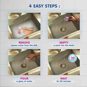 Pidilite D-Klog Drain Cleaner Powder (40g x 5N), Removes Clogs, Blockages in Washbasin, Septic Tank, Sinks, Pipes within 30 mins. Drain expert | Sink cleaner| Toilet Cleaner | No manual hassle required