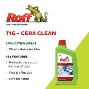 Pidilite T16 Roff Cera Clean Professional Tile, Floor and Ceramic Cleaner (1 Litre) - Concentrated liquid for tough stains - Any Surface
