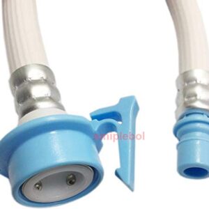 SMIPLEBOL - The Best Is Here 2 Meter Extension Connector Hose Pipe for Top Load Front Loading Fully Automatic Washing Machine (Length: 2 Meter, White)