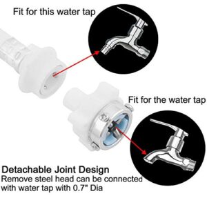 Siana 1.5 Meter Washing Machine Water Inlet Hose Pipe With Tap Adapters/Connectors for Front & Top Load Fully Automatic