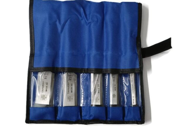 TAPARIA Wood Working Chisel Set of 5 Hardened Chisel Set with Carrying Pouch Tool Kit