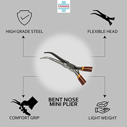 Taparia-1404-Bent-Nose-Mini-Plier-0-1 Taparia 1404 Bent Nose Mini Plier