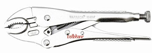 Taparia-1641-7-Steel-175mm-Locking-Plier-Silver-0-0 Taparia 1641-7 Steel (175mm) Locking Plier (Silver)