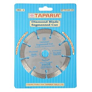 Taparia DBS-4 110Mm Diamond Cutting Blade Segmented Cut - 1 piece