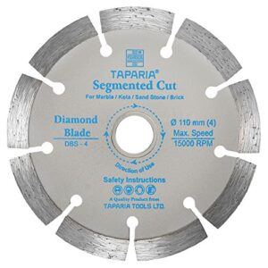 Taparia DBS-4 110Mm Diamond Cutting Blade Segmented Cut - 1 piece