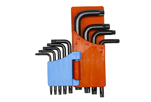 Taparia-Kth7S-Chrome-Vanadium-Steel-Short-Series-Hanger-Packing-Torx-Key-Set-Grey-7-Pieces-0-0 Taparia Kth7S Chrome Vanadium Steel Short Series Hanger Packing Torx Key Set (Grey, 7 Pieces)