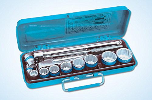 Taparia-S22HXL-12-Inch-Drive-Square-Excel-Socket-Set-0 Square Excel Socket Set