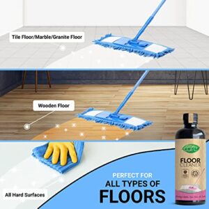 Zerodor Care Natural Floor Cleaner for Floor Tiles & Mirror | Pet Safe Baby Safe Natural Enzyme based Plant Based Skin Friendly No toxic chemicals | Good for All Surfaces |5 Litre | Pack of 1 |