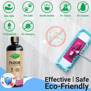Zerodor Care Natural Floor Cleaner for Floor Tiles & Mirror | Pet Safe Baby Safe Natural Enzyme based Plant Based Skin Friendly No toxic chemicals | Good for All Surfaces |5 Litre | Pack of 1 |